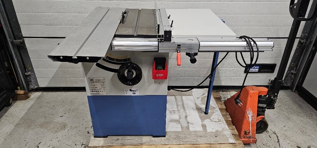 2200 Watt Professionele Cirkelzaagtafel Met Roltafel HBM, 70 mm of meer, Overige typen, Ophalen of Verzenden, Zo goed als nieuw