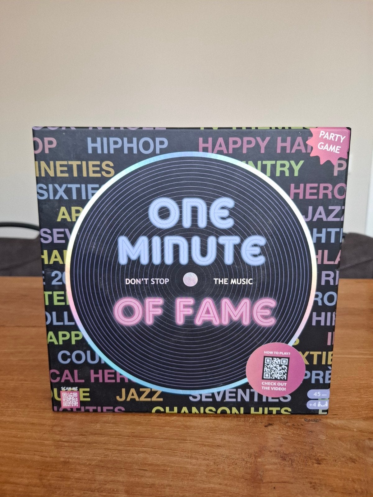 Nieuw: One Minute of Fame - Don't Stop The Music Party Game, Hobby en Vrije tijd, Gezelschapsspellen | Bordspellen, Vijf spelers of meer