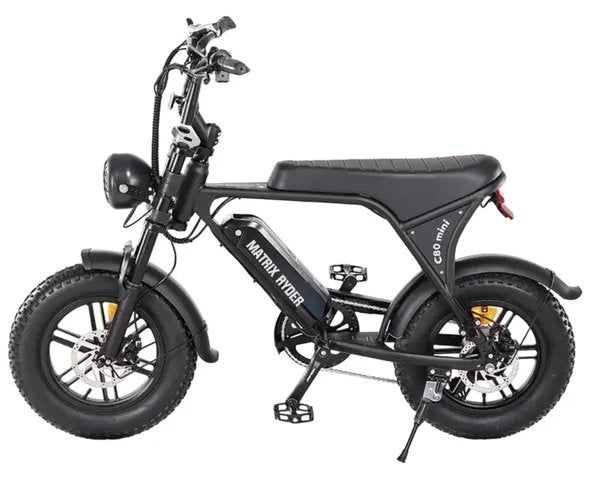 Matrix Ryder C80 Mini E-bike - Fatbike - Zwart