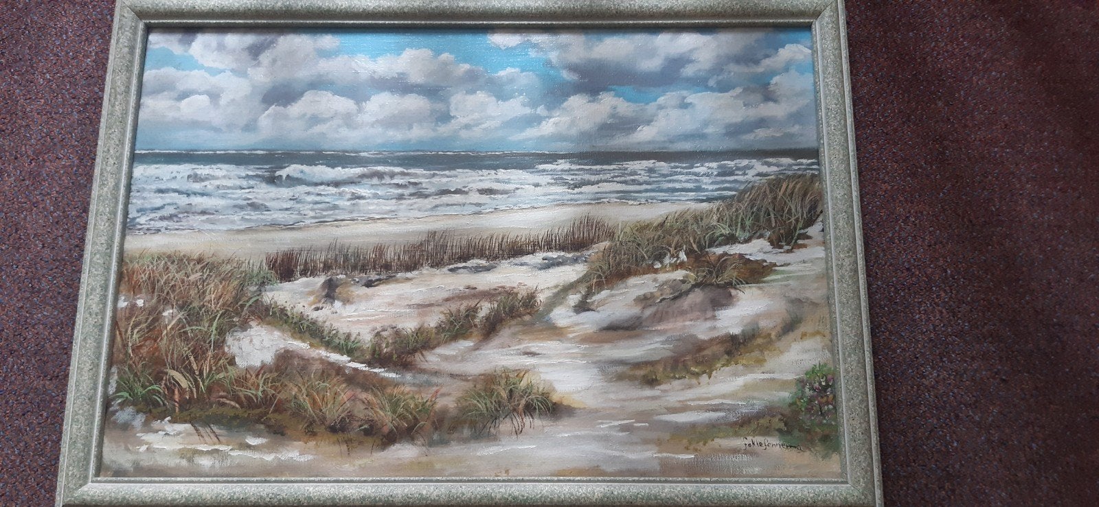schilderij, Ophalen, Ingelijst, Overige technieken