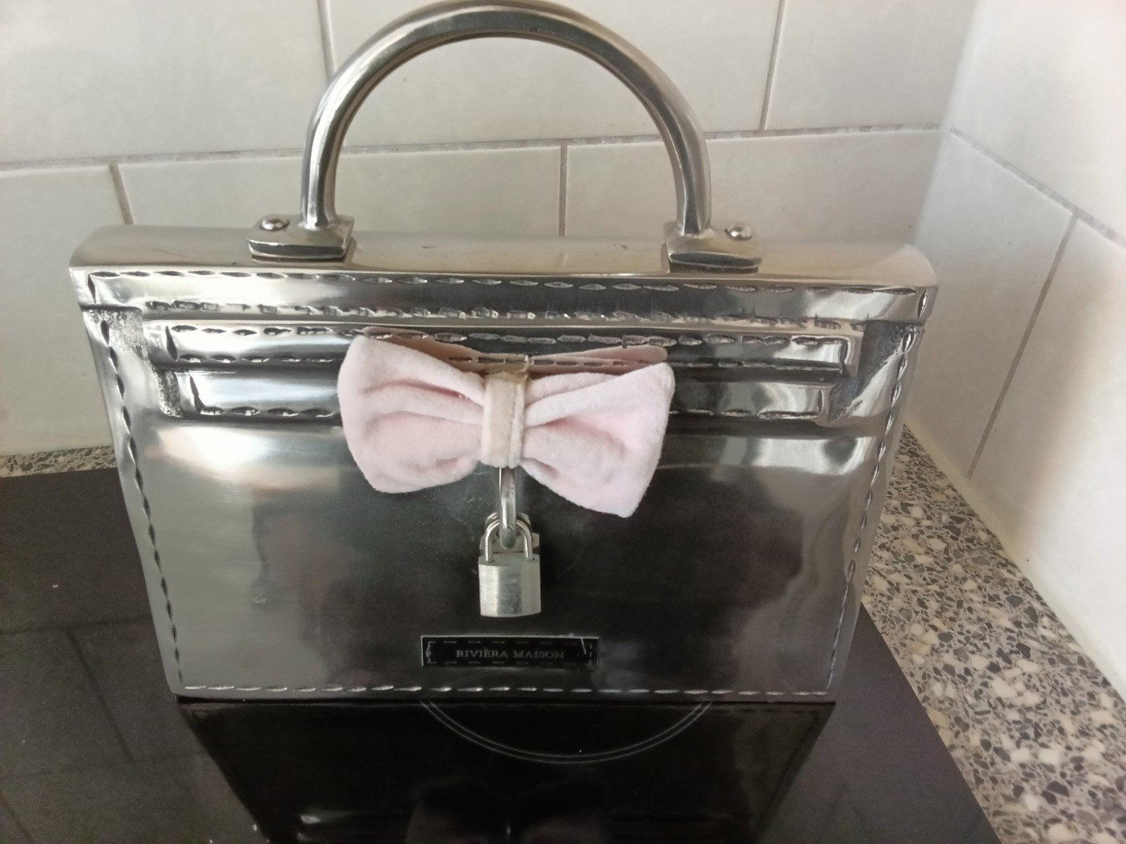 Rivièra Maison la France Decor bag, Ophalen of Verzenden, Zo goed als nieuw, Rond