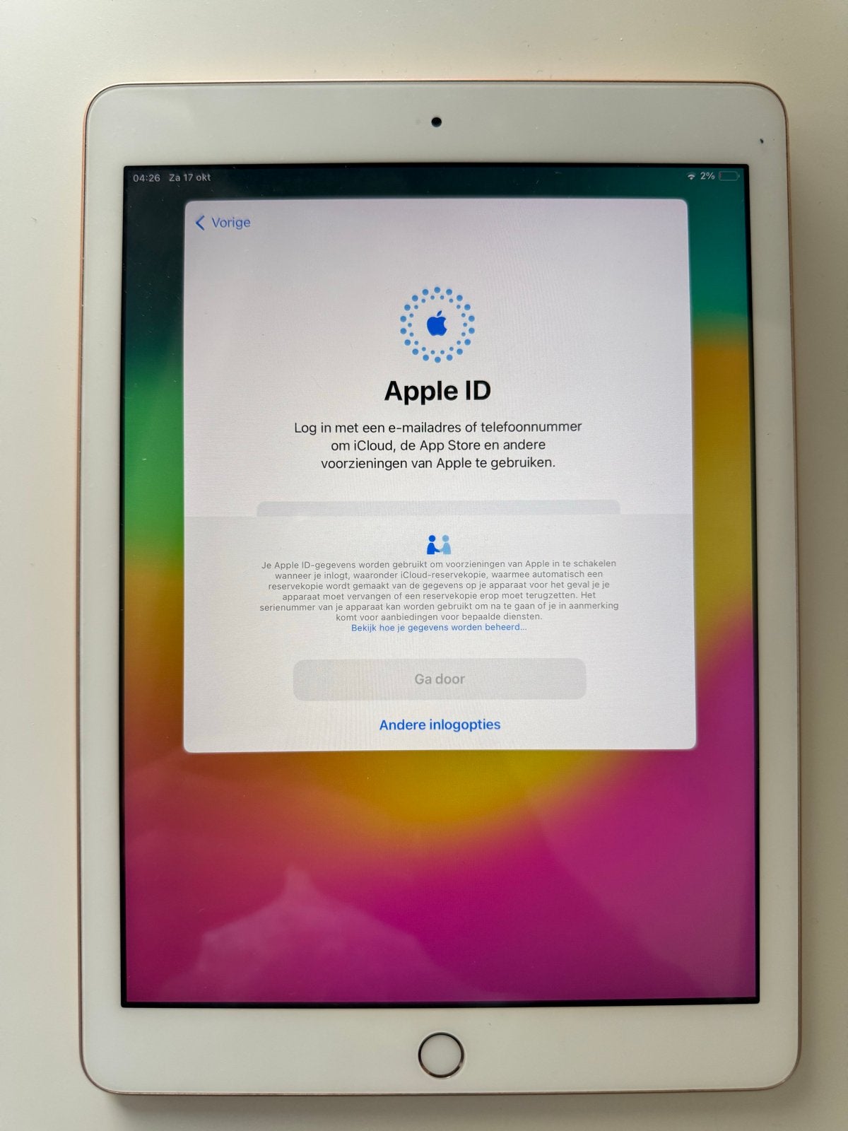 Apple iPad 10.2 inch gen 6 (2019) 32GB Wi-Fi Goud, 10 inch, Gebruikt, 32 GB, Apple iPad