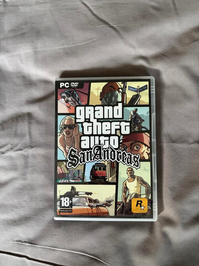 Grand Theft Auto San Andreas PC, Avontuur en Actie, Gebruikt, Vanaf 18 jaar, 1 speler