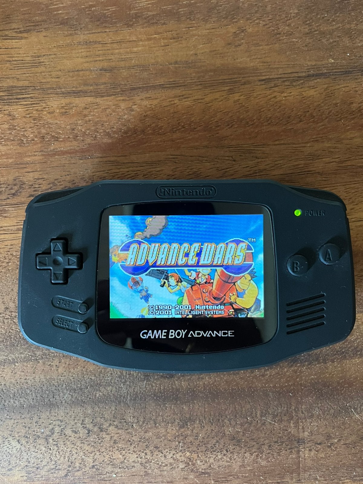 Game boy advance (IPS scherm) met advance wars, Spelcomputers en Games, Ophalen of Verzenden, Zo goed als nieuw, Game Boy Advance