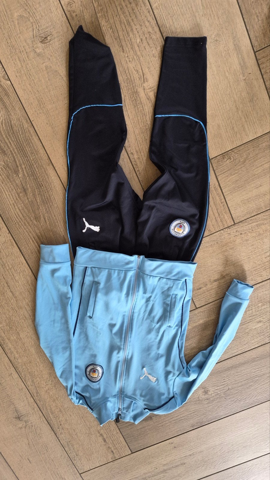Manchester City Trainingspak Maat 140, Ophalen of Verzenden, Zo goed als nieuw, Jongen