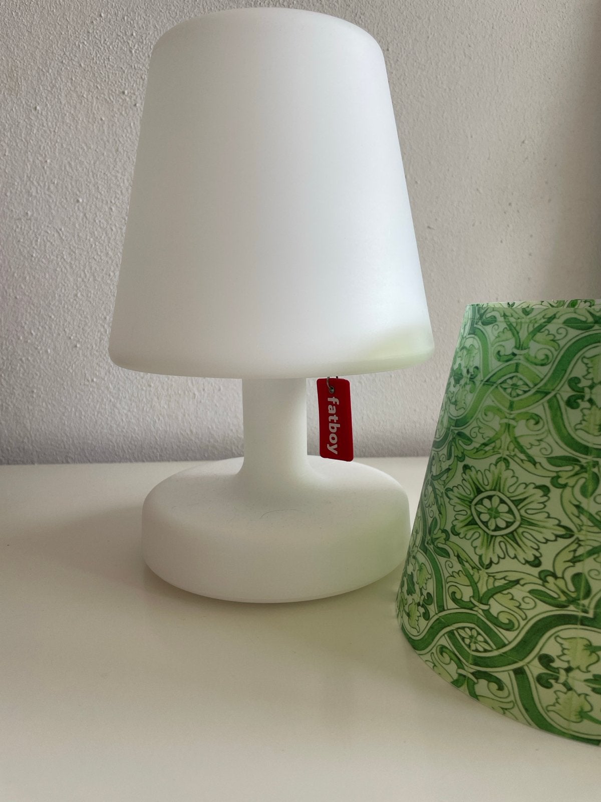 Fatboy Edison the Petit tafellamp met extra kap, Dimbaar, Kunststof, Fatboy, Wit