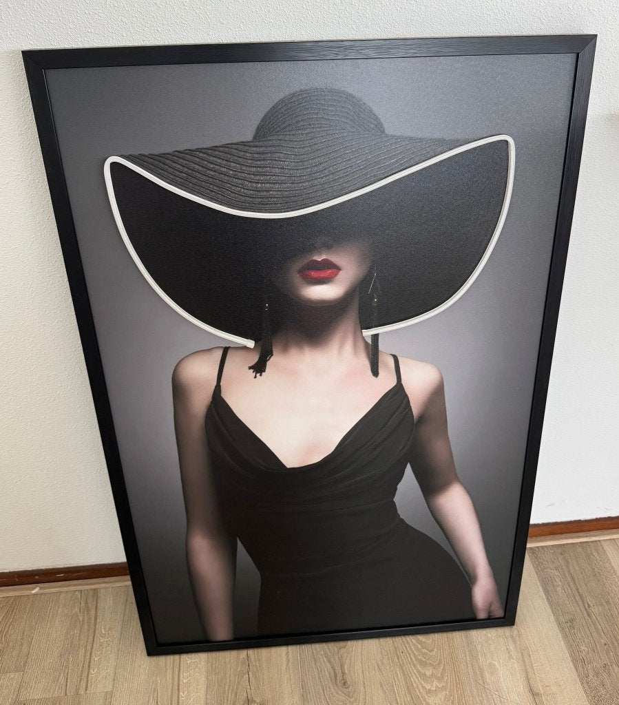 LED Schilderij | Lady of Light | 120x80, Overig onderwerp, 3D-effect, Ophalen of Verzenden, Overige materialen