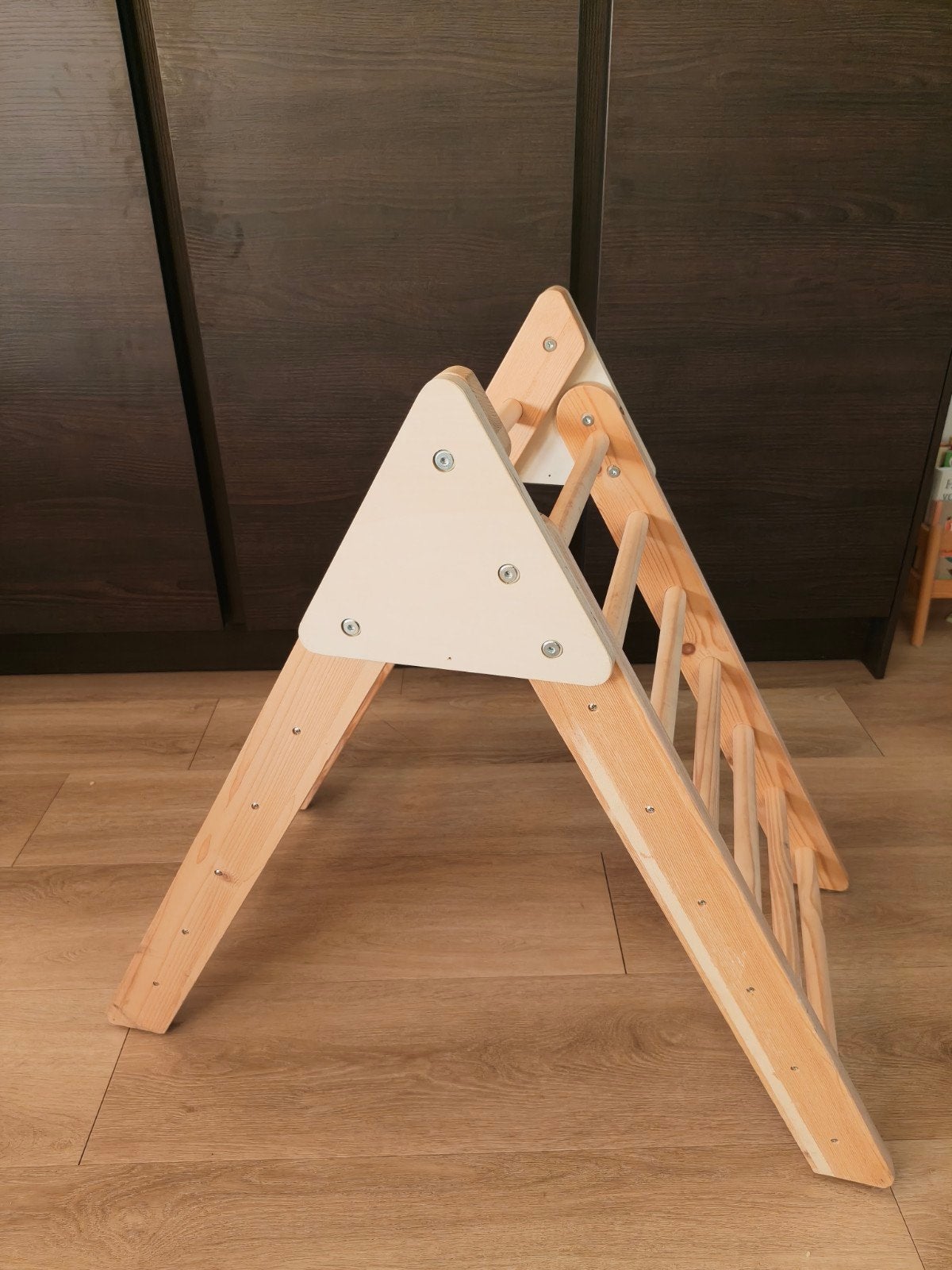 Houten klimrek, Ophalen, Zo goed als nieuw, Hout