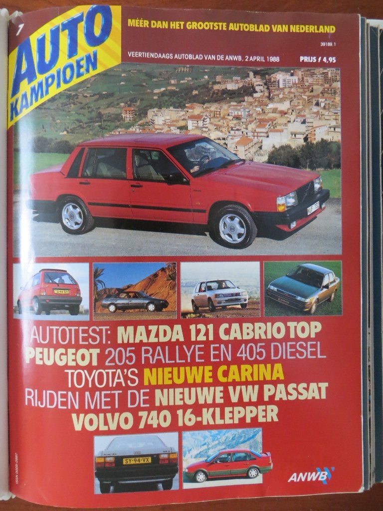Autokampioen 7 1988 Mazda 121 Cabrio Top, Peugeot 205 Rallye, Ophalen of Verzenden, Nieuw, Mazda