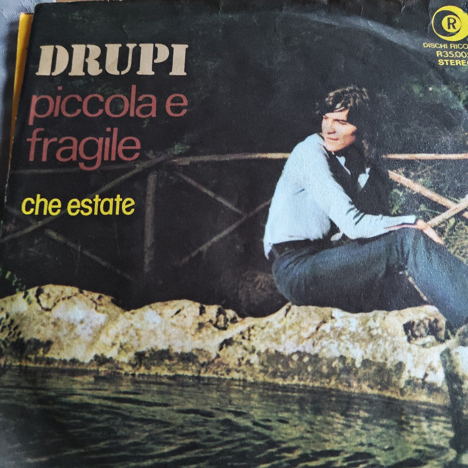 Drupi - Piccola e Fragile / Che Estate (Vinyl Single), Ophalen of Verzenden, Gebruikt, 7 inch, EP