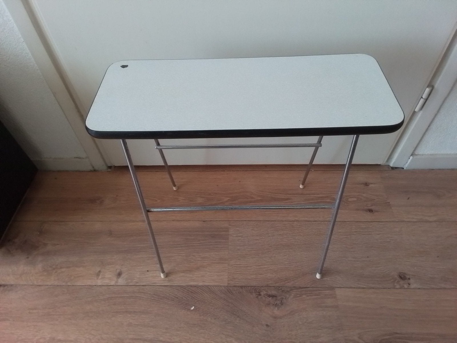 Vintage plantentafel/bijzettafel, Minder dan 55 cm, Gebruikt, Rond, Ophalen of Verzenden