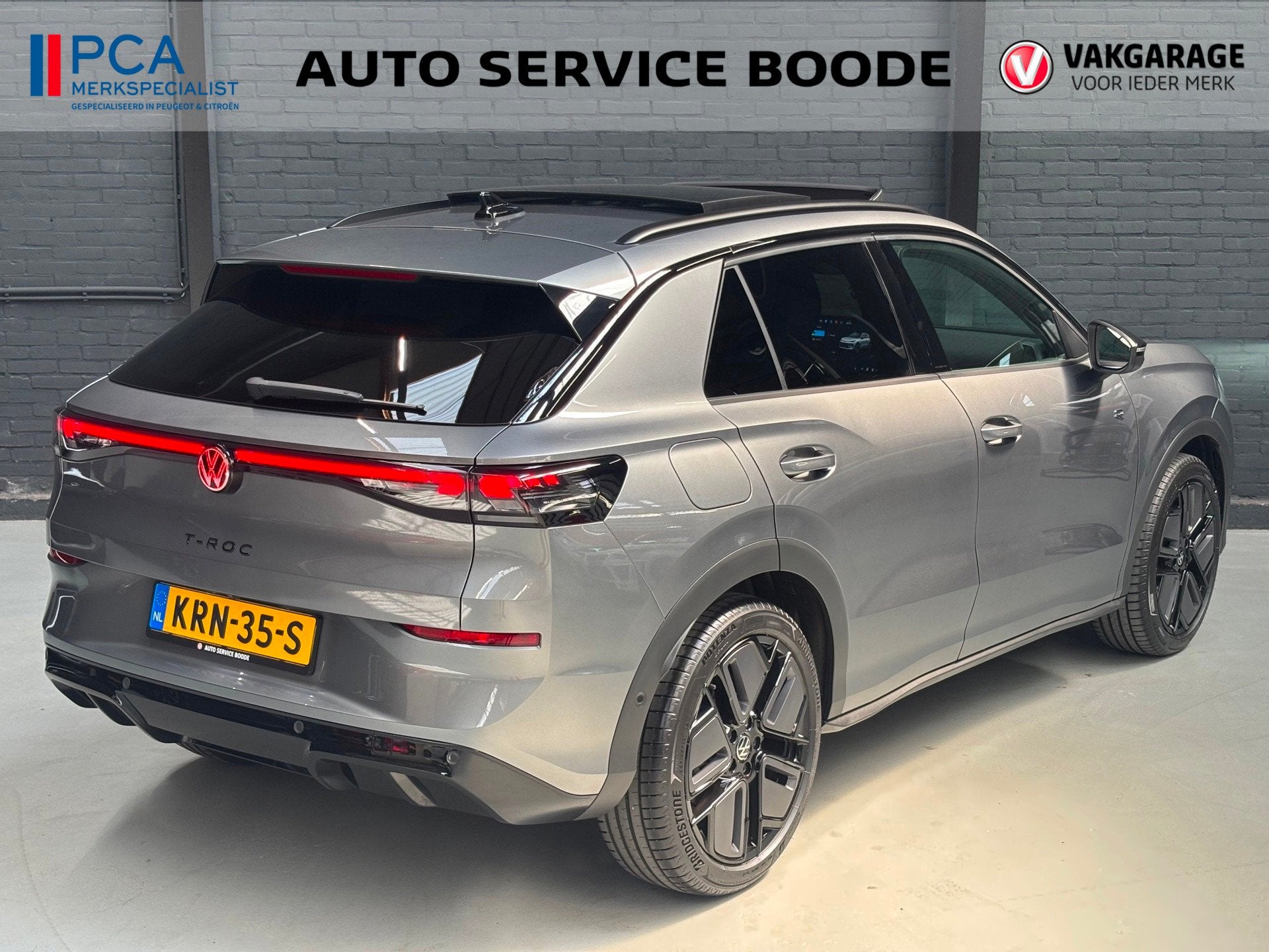 Volkswagen T-ROC 1.5 eTsi (150 pk) R-Line automaat - panoram, Auto's, Volkswagen, 730 kg, Euro 6, 4 cilinders, Leder en Stof