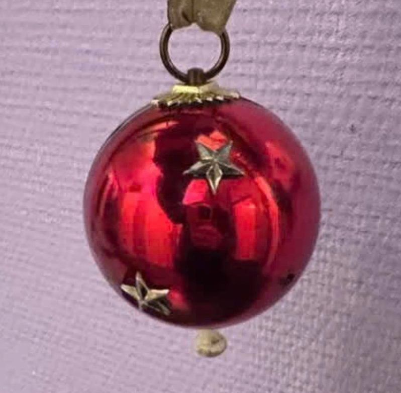 Vintage kerst muziek bal van 3 Suisses, Ophalen of Verzenden, Gebruikt