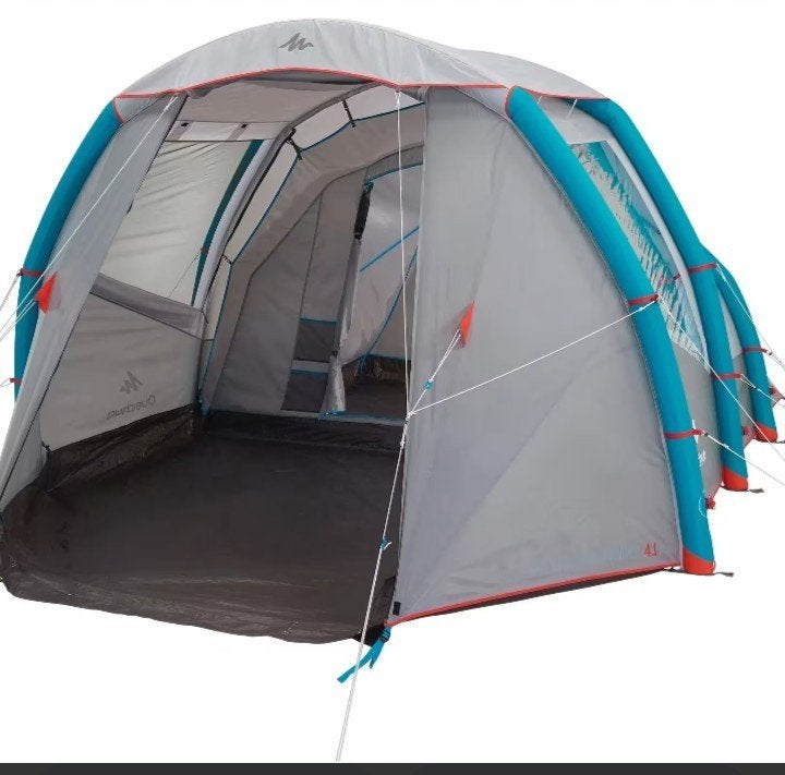 Quechua Air - Oplaasbare tent 4 persoons, Ophalen, Zo goed als nieuw, Tot en met 4