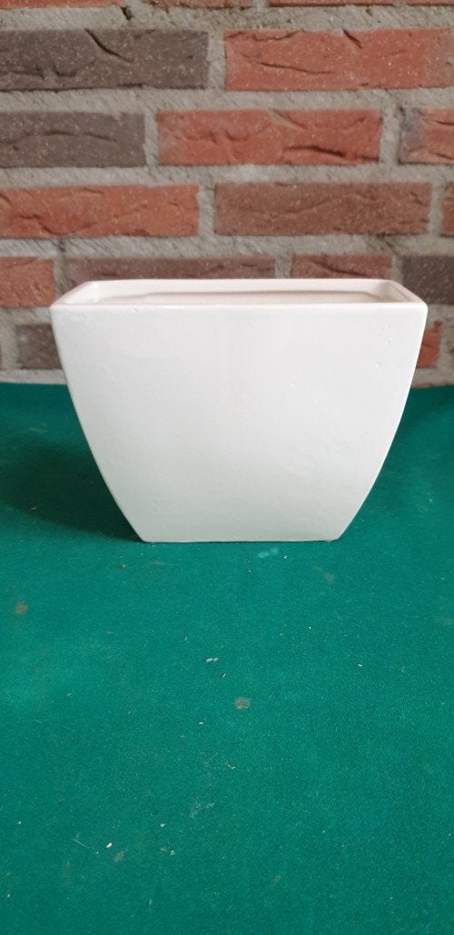 Bloempot wit aardewerk, Ophalen of Verzenden, 'T Olde Gre-j, Info@toldegrej.nl, Endepoelstraat 20f Didam
