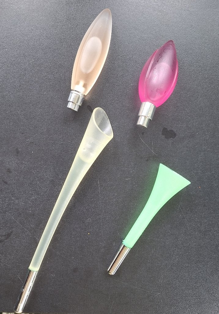 2x roxanne tulp parfum flesjes, Ophalen of Verzenden, Parfumfles, Gevuld