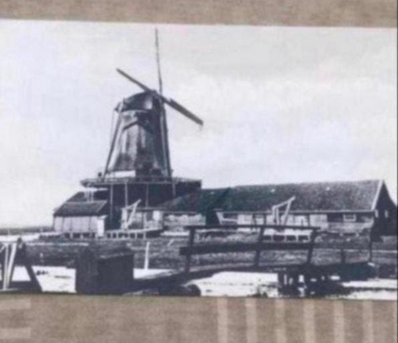 Ansichtkaart Krijtmolen 'De Krab' Zaandam, verbrand 1916, Ophalen of Verzenden, 1980 tot heden, Ongelopen, Noord-Holland