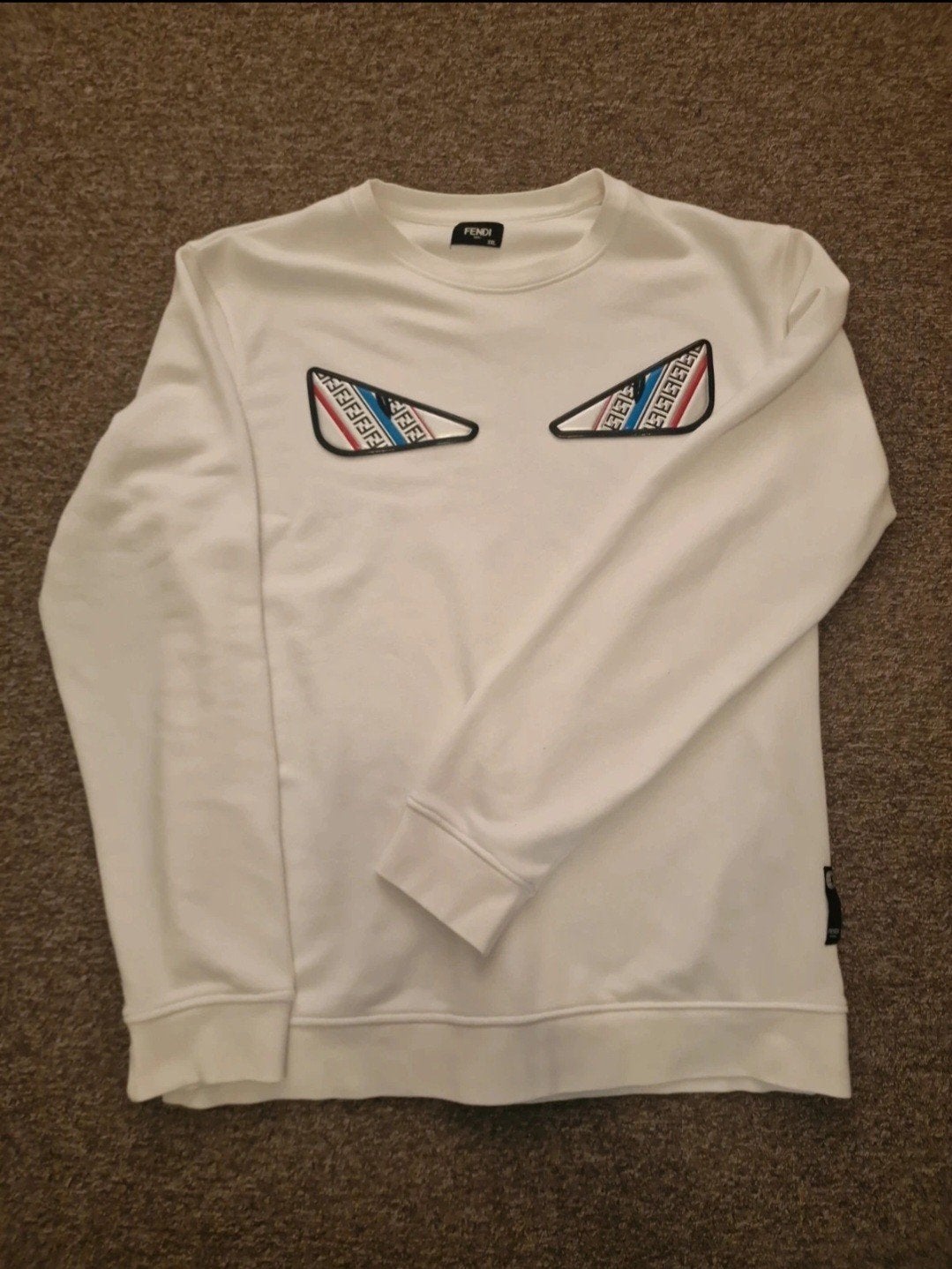 Fendi trui wit - Zo goed als nieuw xxl xl, Wit, Overige maten, Ophalen of Verzenden, Zo goed als nieuw