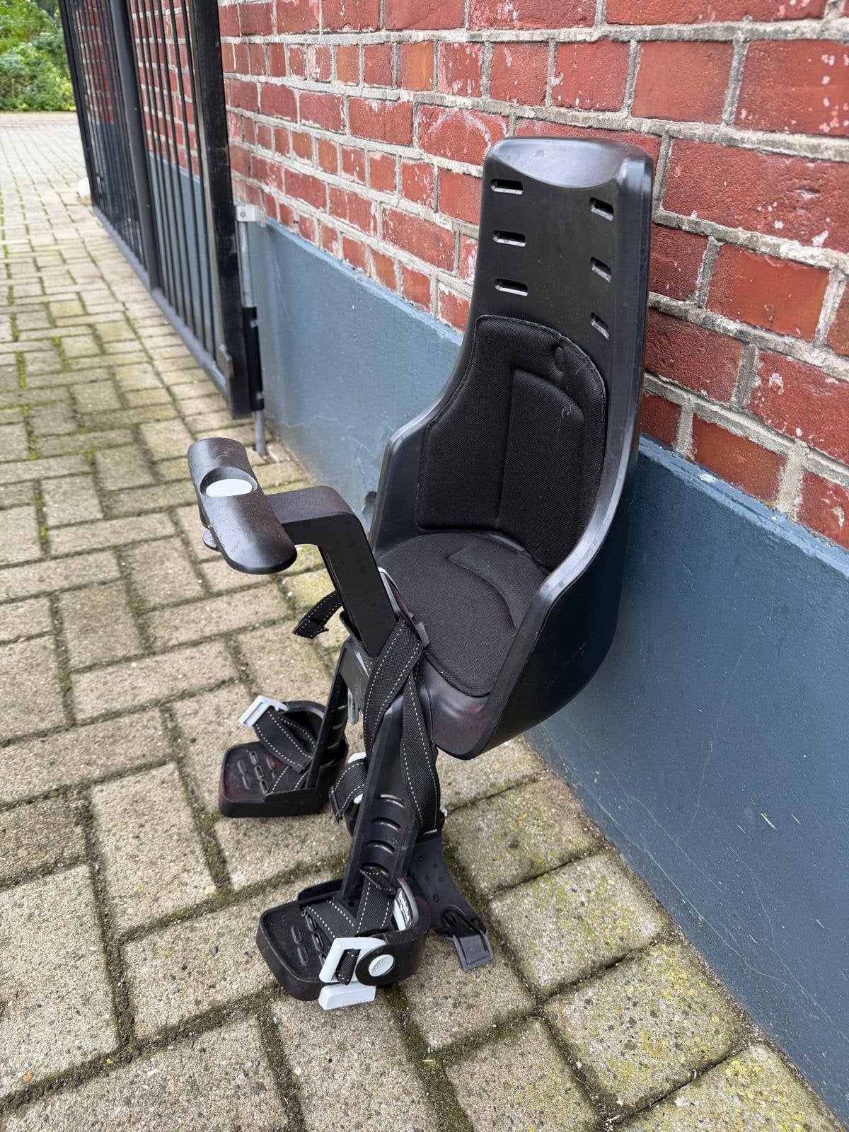 Bobike Voorzitje Exclusive Mini Plus Urban Black, Fietsen en Brommers, Ophalen, Zo goed als nieuw, 9 t/m 18 kg