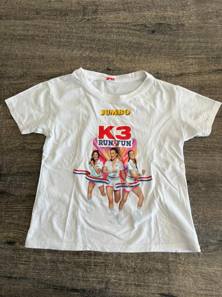 K3 run en fun 6 jaar ongeveer maat 116, Kinderen en Baby's, Ophalen of Verzenden, Zo goed als nieuw, Meisje