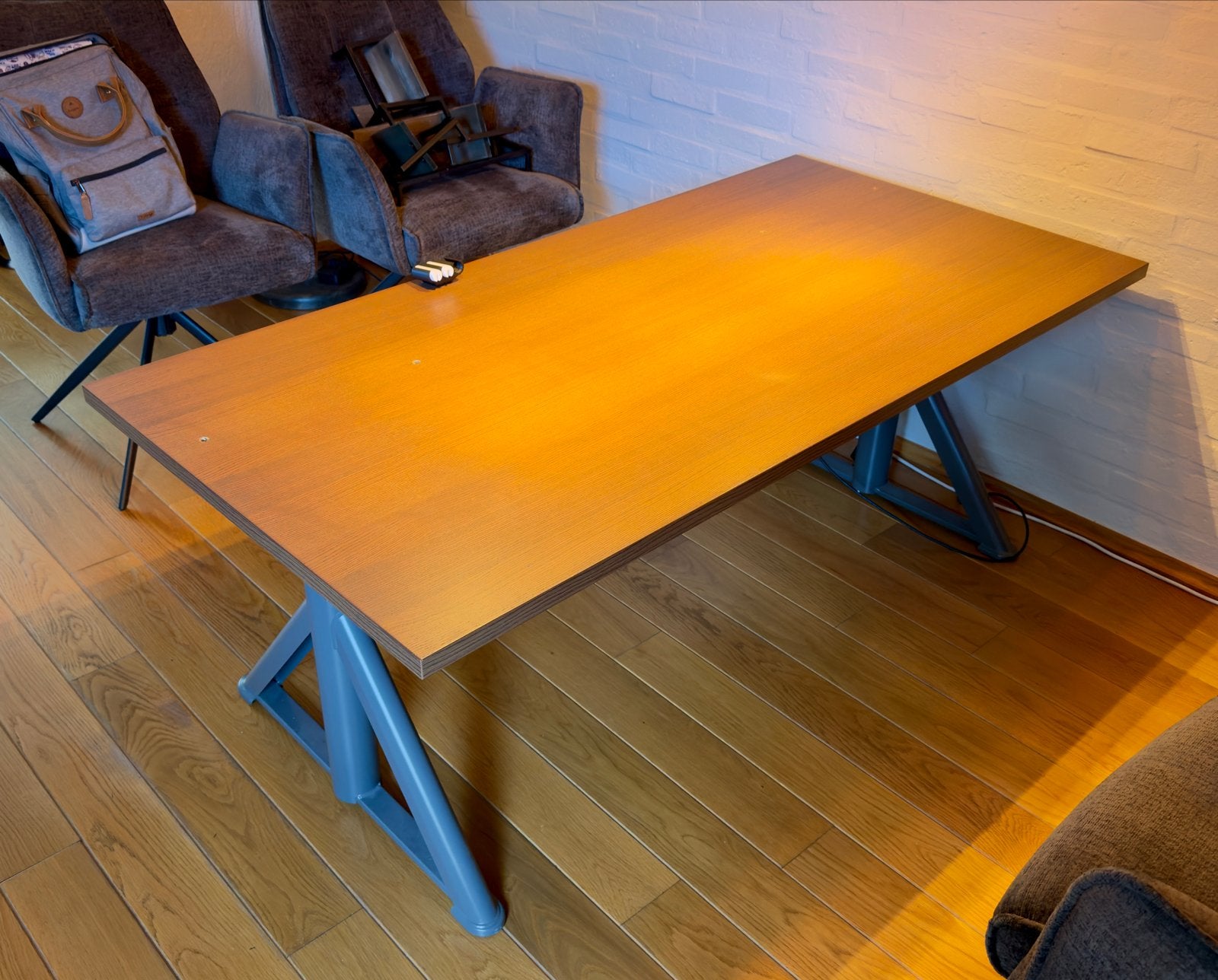 IKEA IDASEN elektrisch zit/sta bureau, Ophalen, Zit-sta bureau, 160 cm, Gebruikt
