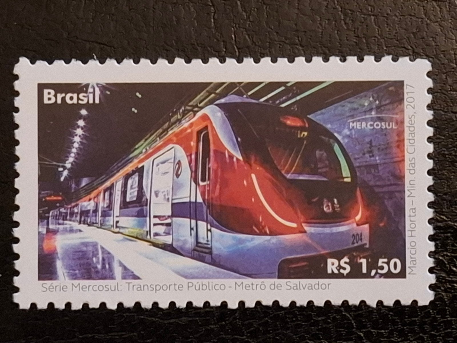Brazilië 2017 Trein, Ophalen of Verzenden, Postfris, Zuid-Amerika