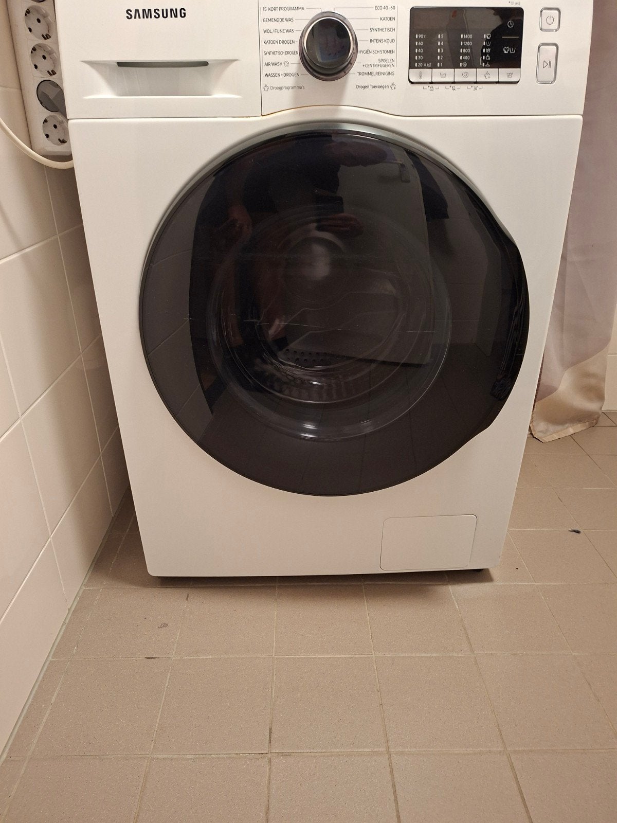 Samsung Was/Droogcombinatie, Witgoed en Apparatuur, 6 tot 8 kg, Ophalen, Gebruikt, 85 tot 90 cm