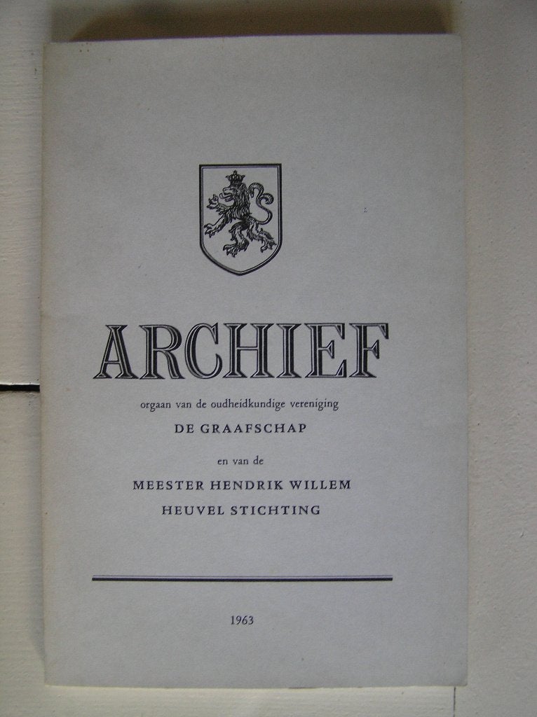 De Graafschap. Archief 1963, Ophalen of Verzenden, Gelezen
