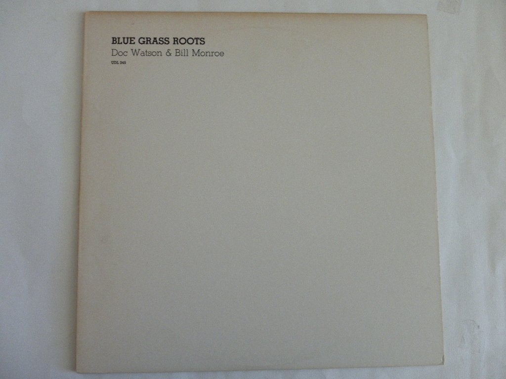LP Doc Watson & Bill Monroe - Blue Grass Roots, Ophalen of Verzenden, Zo goed als nieuw, 12 inch