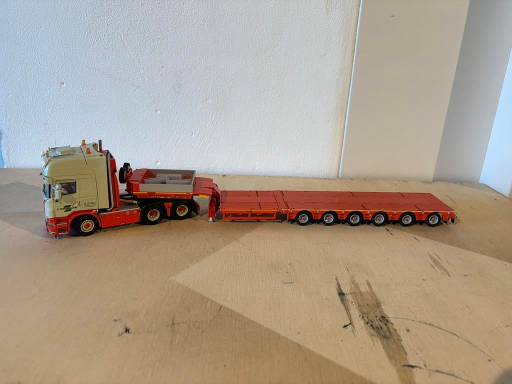Scanie zwagerman semie dieplader, Verzenden, Zo goed als nieuw, Bus of Vrachtwagen