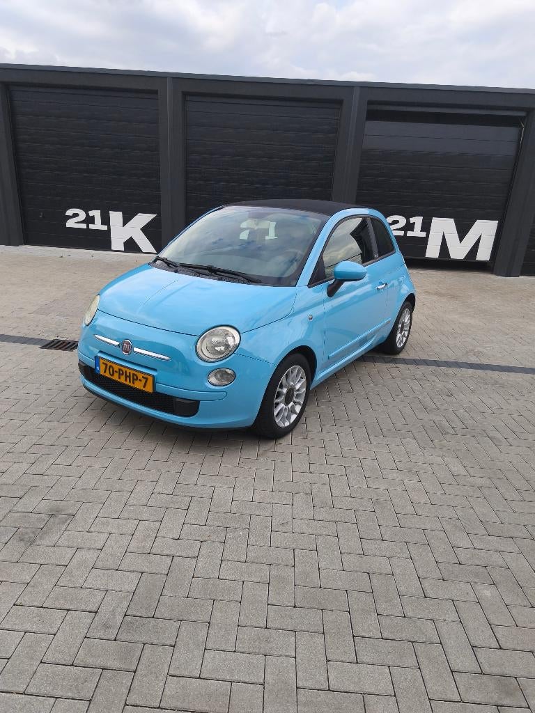 Fiat 500 C 0.9 Twinair 2011 Blauw, 24 km/l, Handgeschakeld, Particulier, 85 pk