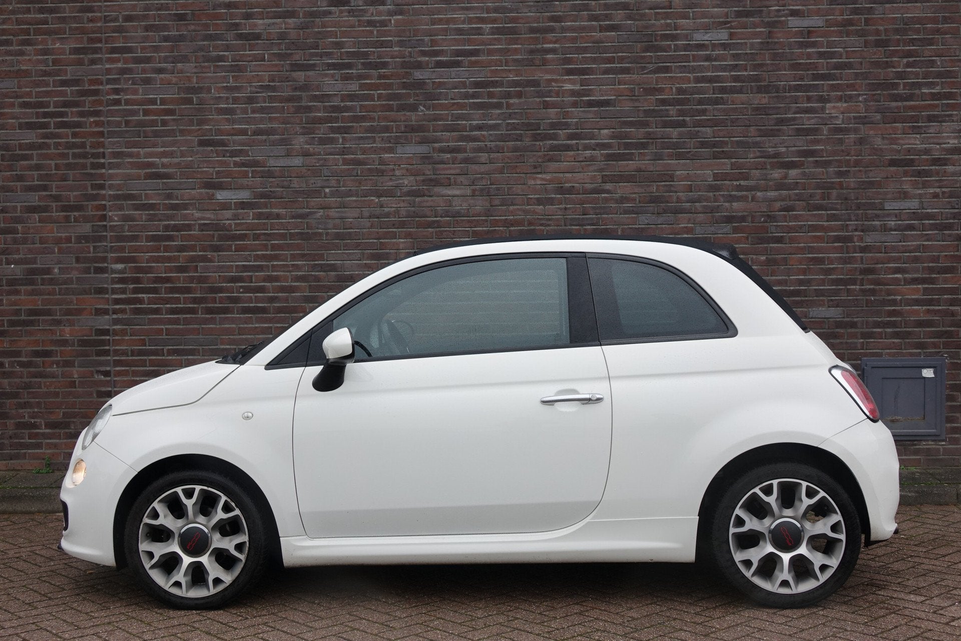 Fiat 500C 0.9 TwinAir Turbo 500S Sport, Airco Super leuke ca, Auto's, Fiat, Euro 6, Cabriolet, Leder en Stof, Wit