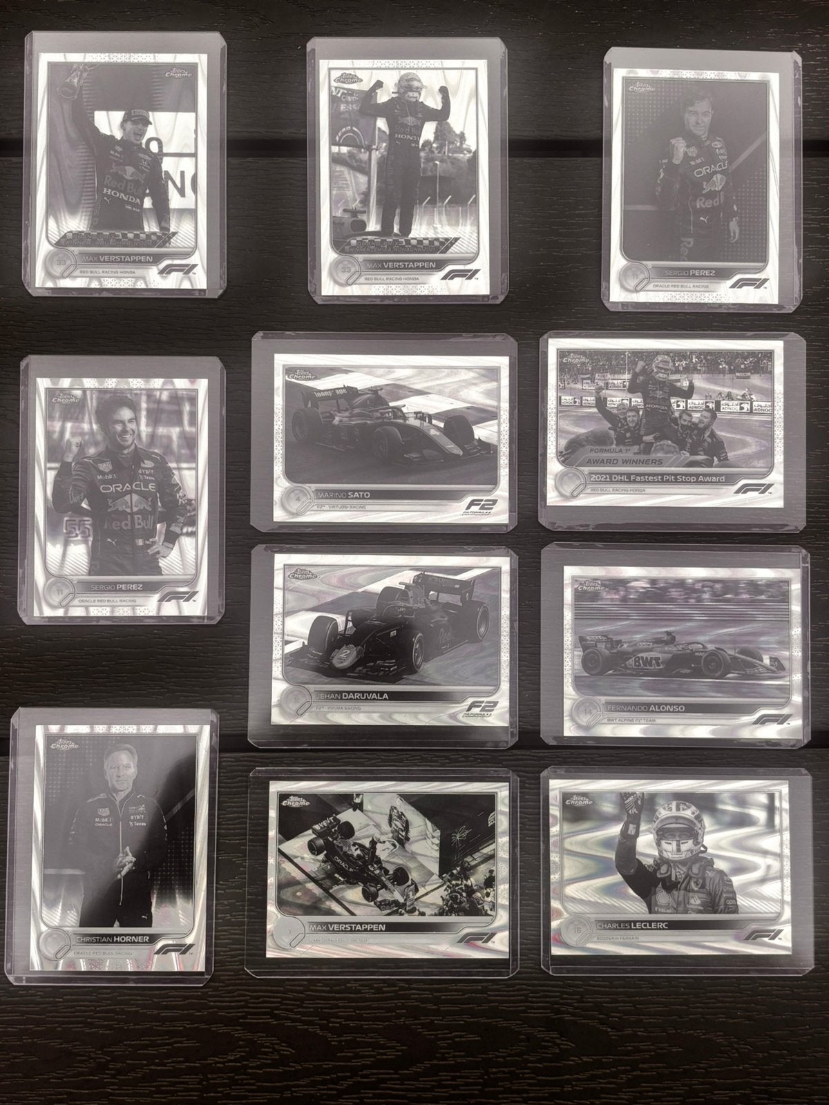 Topps Chrome F1 2022 Set Black & White raywave, Ophalen of Verzenden, Nieuw, Formule 1