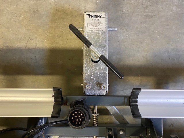 Twinny Load e-Base, Auto diversen, Ophalen, Gebruikt, 2 fietsen, Trekhaakdrager