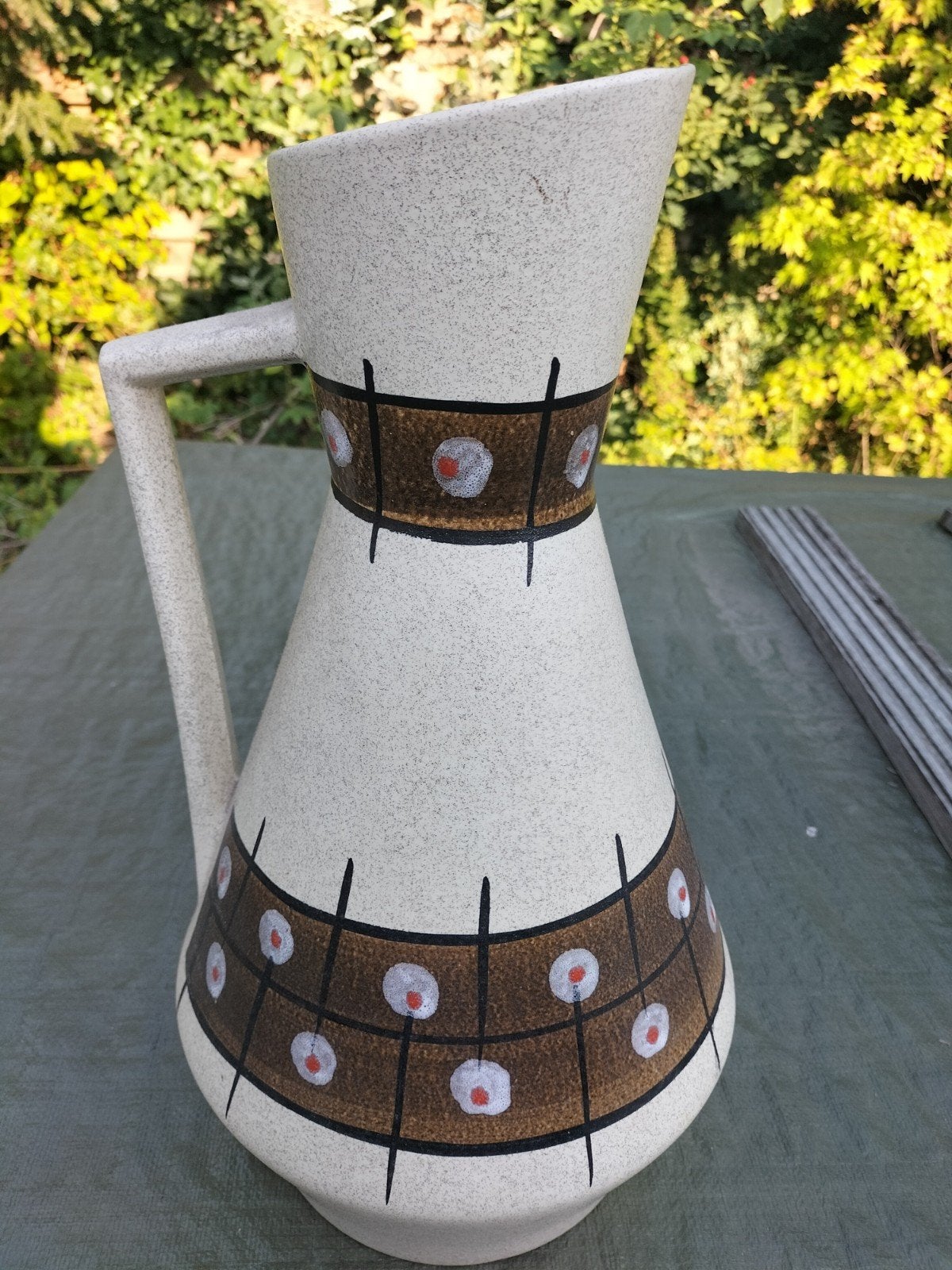Vintage West Germany Vaas - Aardewerk - 46 cm, Ophalen of Verzenden