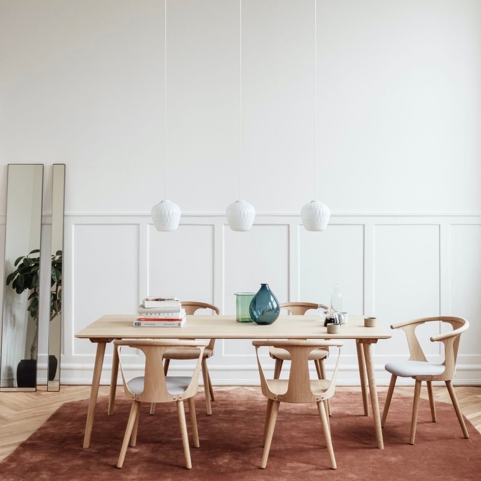 In Between eettafel &tradition fineer eiken 250x100, Ophalen, 100 tot 150 cm, Eikenhout, 200 cm of meer