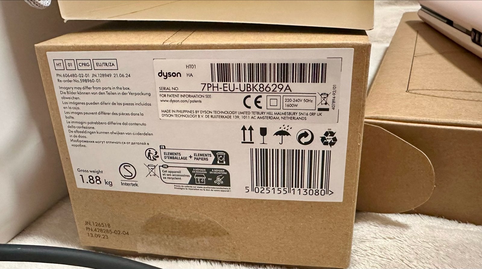 Dyson Airstrait - Zo goed als nieuw, met garantie!, Ophalen of Verzenden, Zo goed als nieuw, Haarverzorging