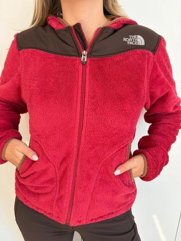 The North Face fuchsia bruin skivest fleece ski midlayer S, Kleding | Dames, Wintersportkleding, Ophalen of Verzenden, Zo goed als nieuw