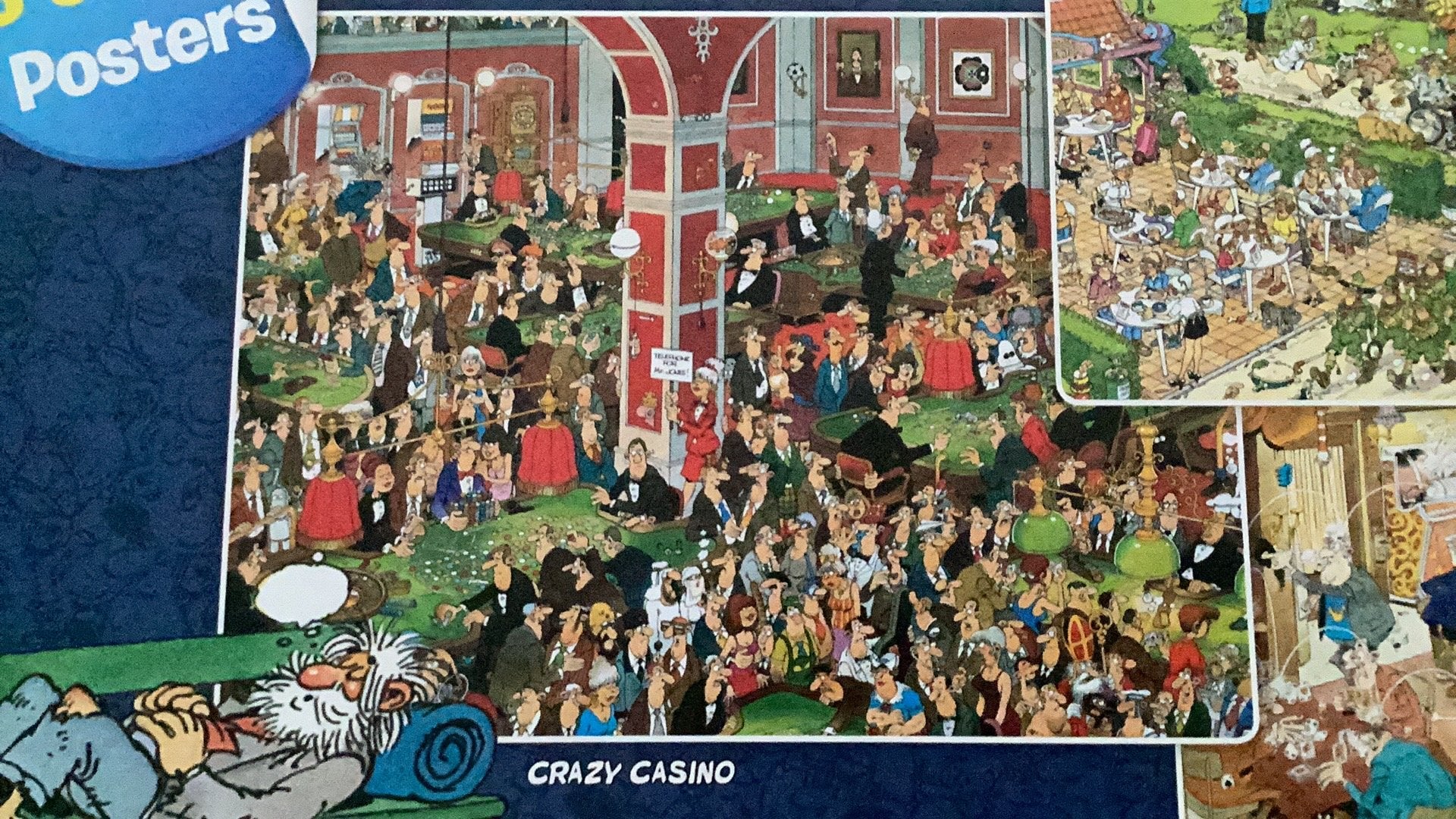 Jan van Haasteren 3 x 1000 stukjes, Hobby en Vrije tijd, Denksport en Puzzels, Ophalen of Verzenden, 500 t/m 1500 stukjes, Zo goed als nieuw
