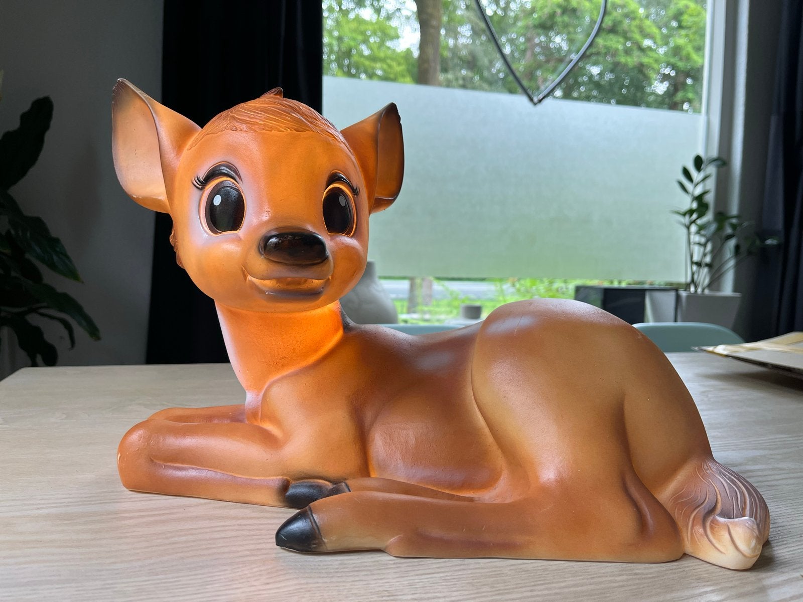 Prachtige Heico Bambi lamp voor een kinderkamer, Ophalen, Gebruikt