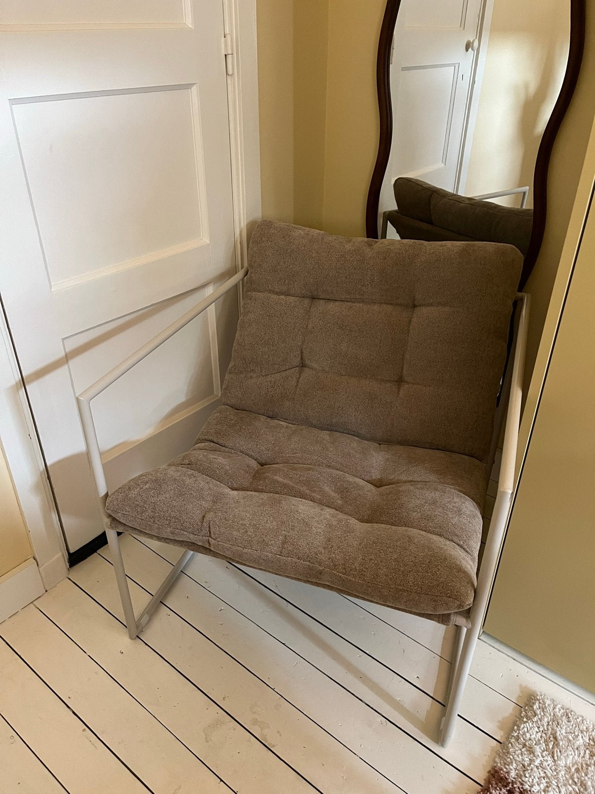 Gloednieuwe lounge stoel, Ophalen, Nieuw, Metaal, 75 tot 100 cm