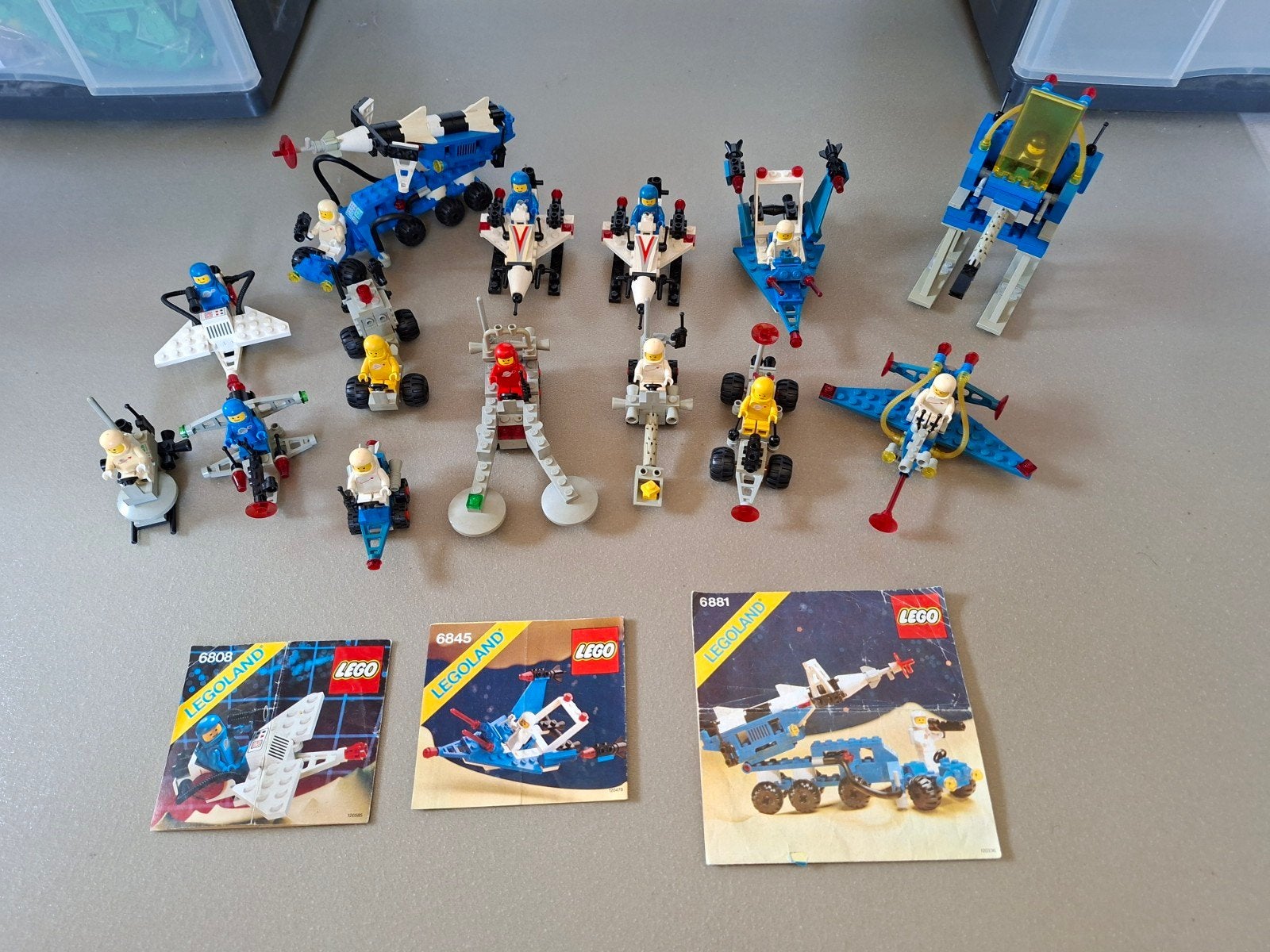 Partij Lego sets Classic Space, Kinderen en Baby's, Gebruikt, Lego, Ophalen of Verzenden, Complete set