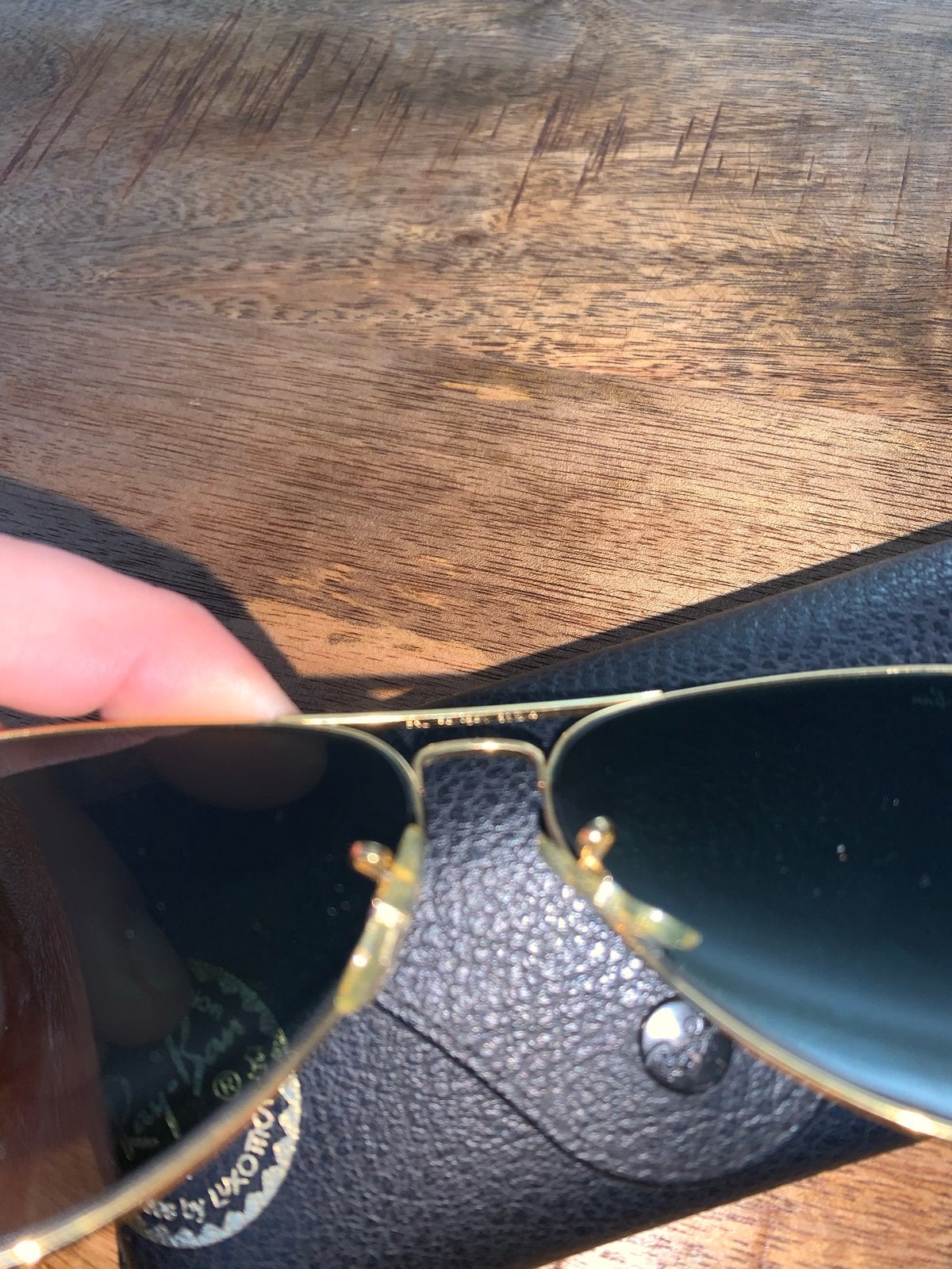 Vintage Bausch & Lomb Ray-Ban Aviator Zonnebril, Sieraden, Tassen en Uiterlijk, Zonnebrillen en Brillen | Heren, Zonnebril, Zwart