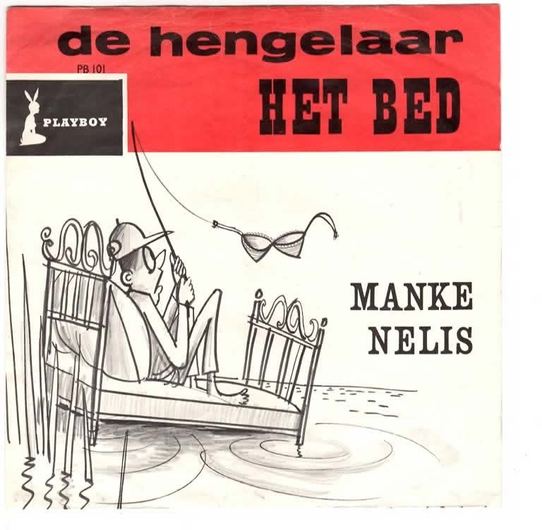 Manke Nelis- De Hengelaar/ Het bed, 7 inch, Ophalen of Verzenden, Zo goed als nieuw, Levenslied of Smartlap