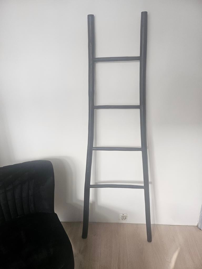 Decoratie ladder zwart, Ophalen