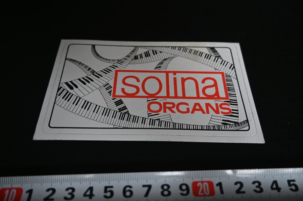 sticker SOLINA organs - orgels, Ophalen, Zo goed als nieuw