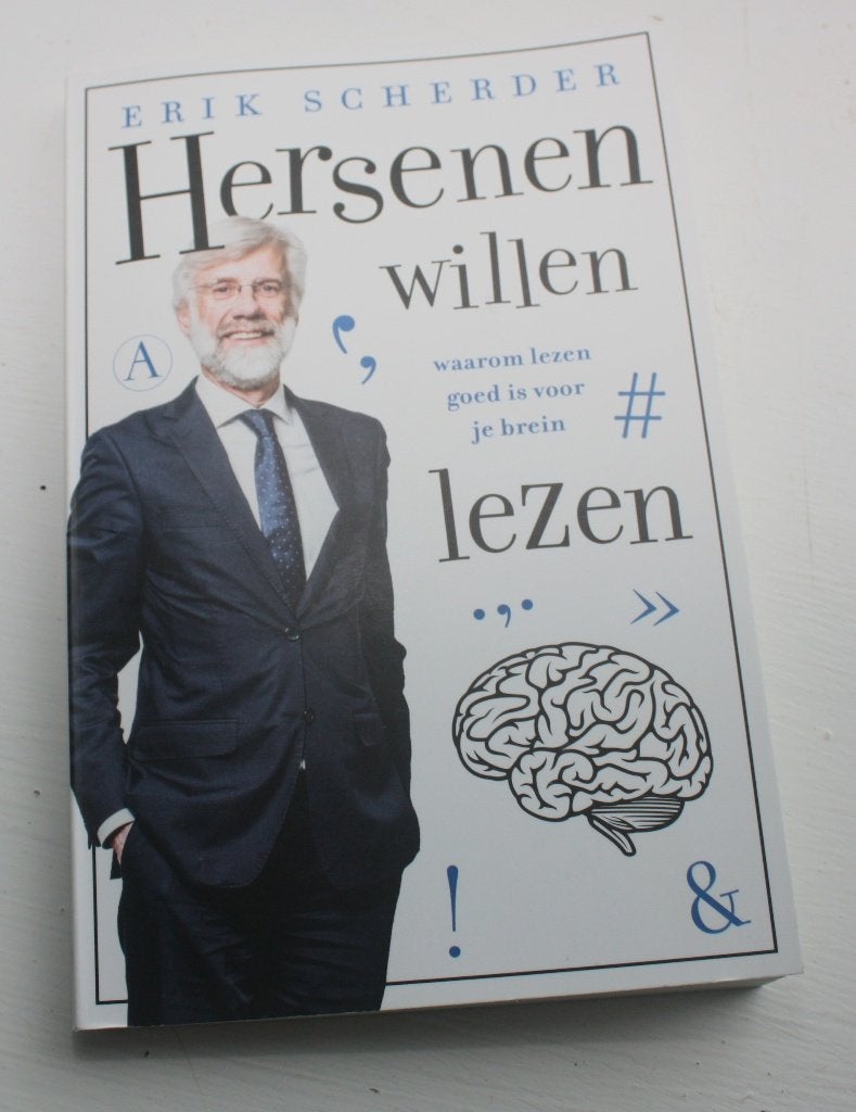 Hersenen willen lezen Erik Scherder, Ophalen of Verzenden, Zo goed als nieuw, Cognitieve psychologie, Erik Scherder