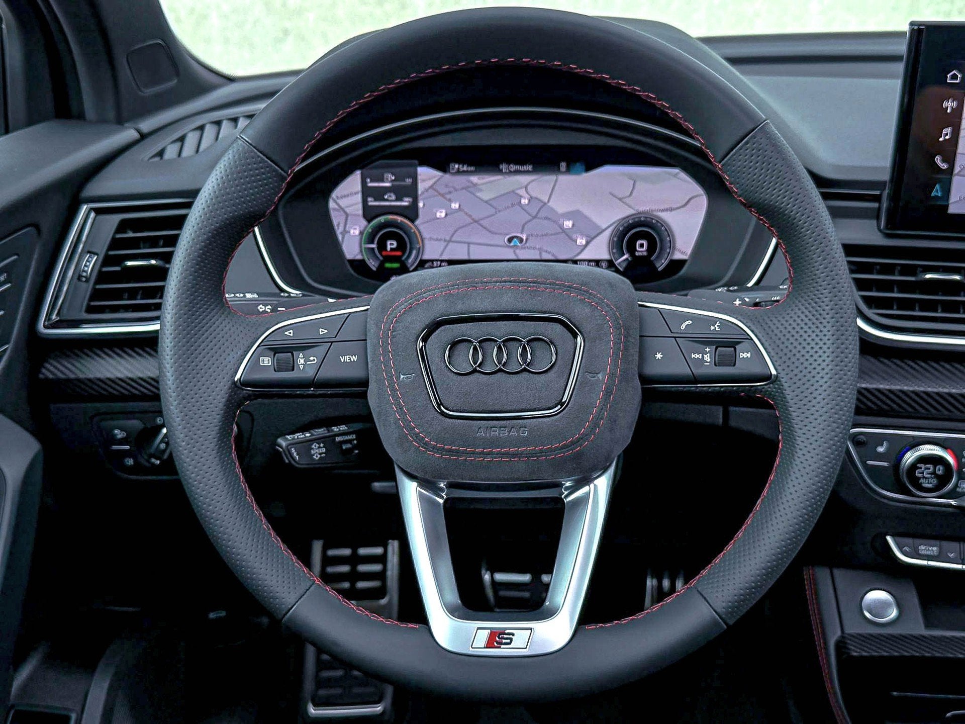 Audi Q5 50TFSIe 299PK Quattro Competition S Edition S-Line A, Automaat, Parkeerassistent, Gebruikt, Zwart