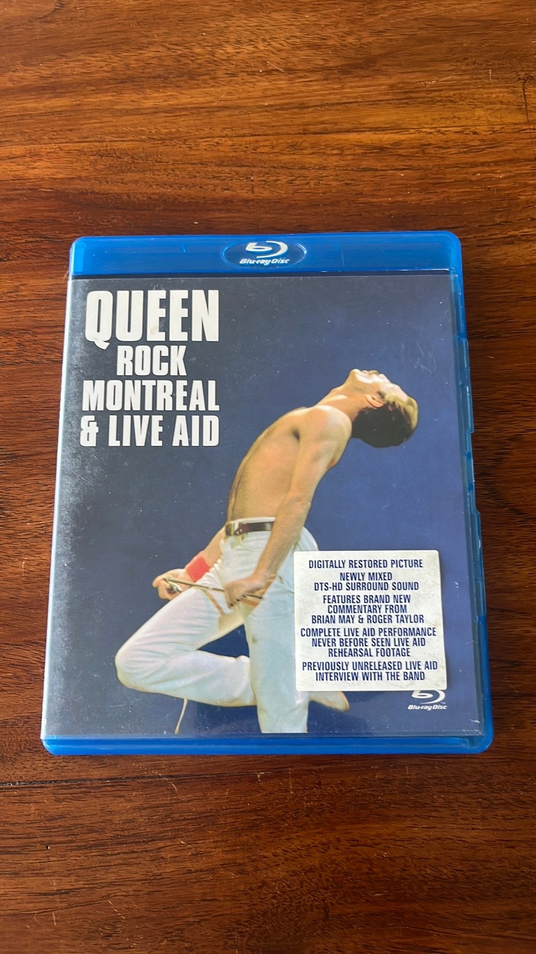 Queen  blu ray  - rock Montreal & live aid, Cd's en Dvd's, Ophalen of Verzenden, Zo goed als nieuw, Muziek en Concerten