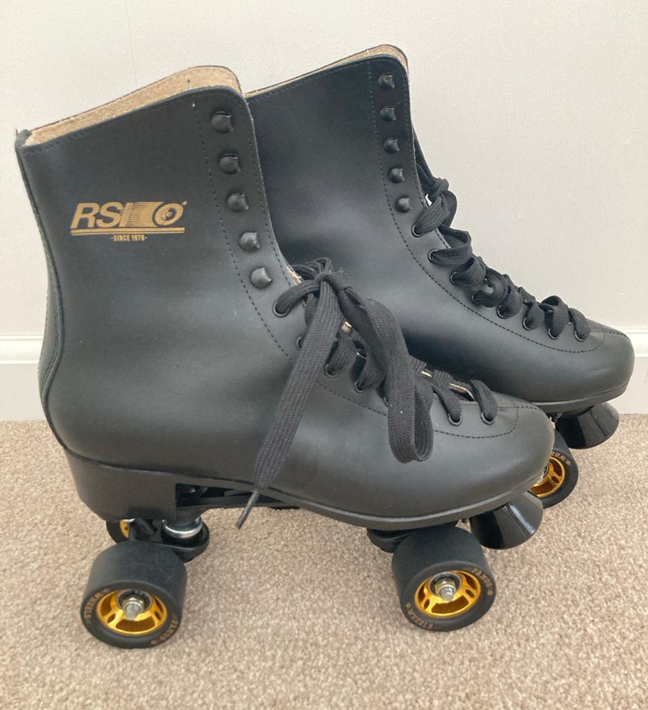 RSKO Professionele Leren Rollerskates - Maat 44, Sport en Fitness, Schaatsen, Ophalen of Verzenden, Zo goed als nieuw, Overige typen